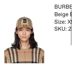 Brand new, never worn, authentic Burberry hat.
